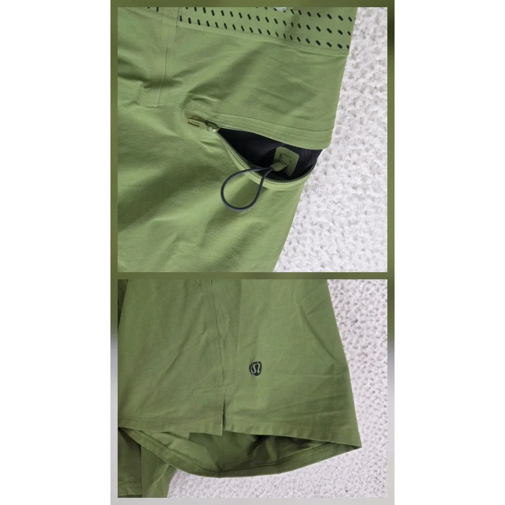 Lululemon Current State Board Shorts Mens 34 Green Foliage Trunks 9 in LM7AYXS